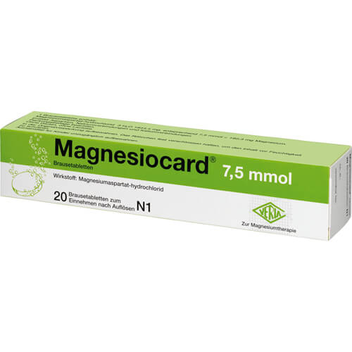 MAGNESIOCARD 7,5 mmol Brausetabletten