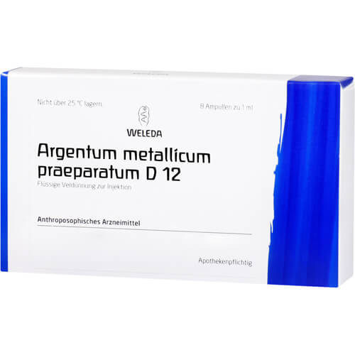 ARGENTUM METALLICUM praeparatum D 12 Ampullen