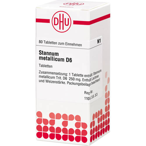 STANNUM METALLICUM D 6 Tabletten