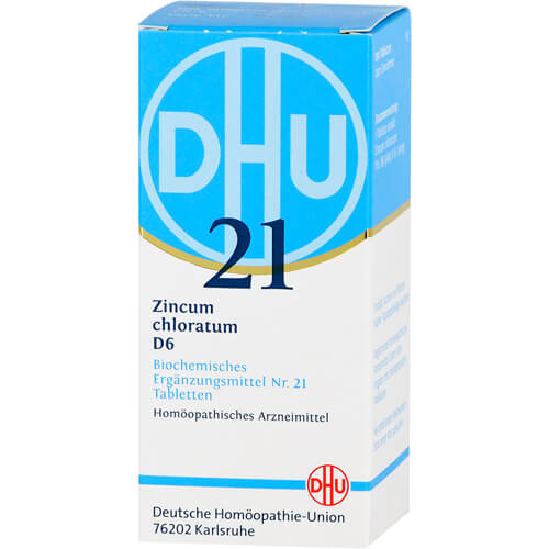 BIOCHEMIE DHU 21 Zincum chloratum D 6 Tabletten