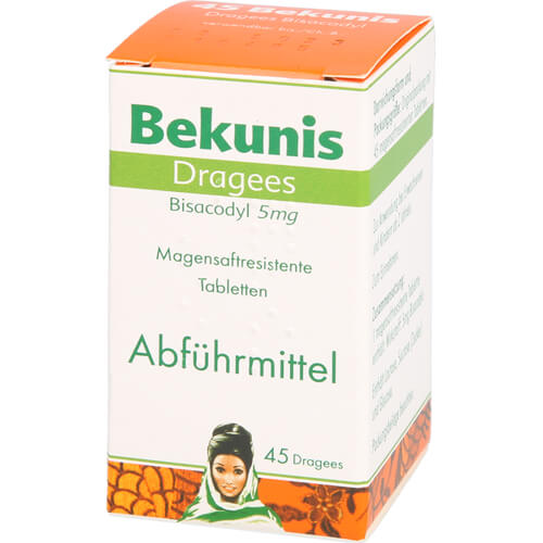 BEKUNIS Dragees Bisacodyl 5 mg magensaftres.Tabl.