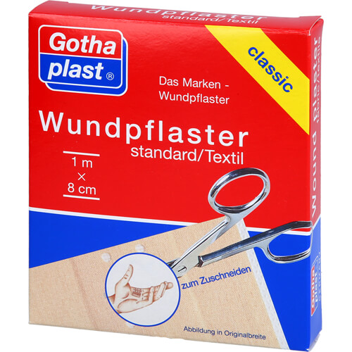 GOTHAPLAST Wundpfl.stand.8 cmx1 m