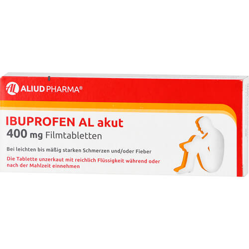 Ibuprofen AL akut 400 mg Filmtabletten bei akuten Schmerzen