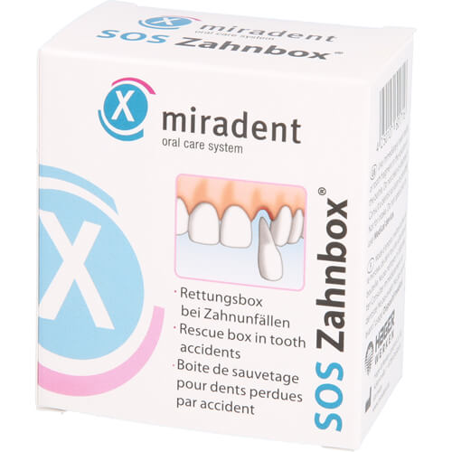 MIRADENT Zahnrettungsbox SOS Zahnbox