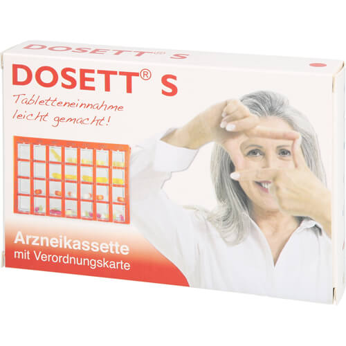 DOSETT S Arzneikassette rot