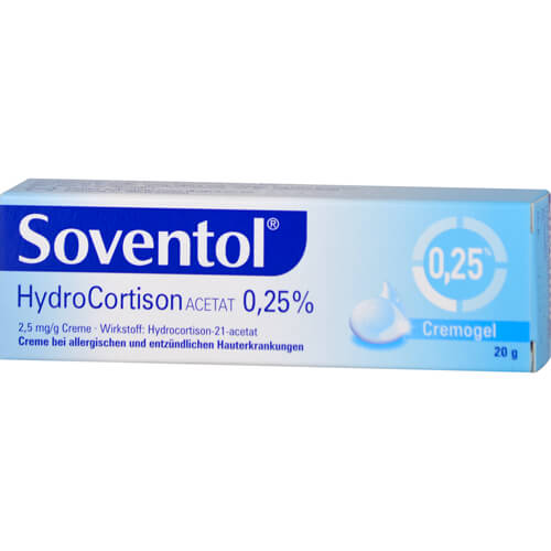 SOVENTOL Hydrocortisonacetat 0,25% Creme
