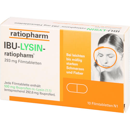 IBU-LYSIN-ratiopharm 293 mg Filmtabletten