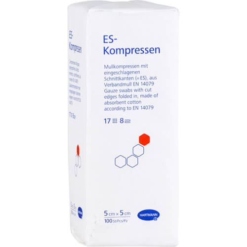 ES-KOMPRESSEN unsteril 5x5 cm 8fach
