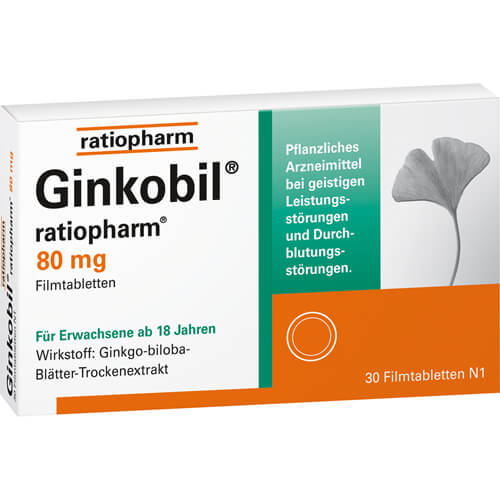 GINKOBIL-ratiopharm 80 mg Filmtabletten
