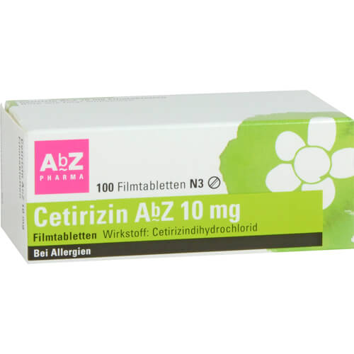 CETIRIZIN AbZ 10 mg Filmtabletten
