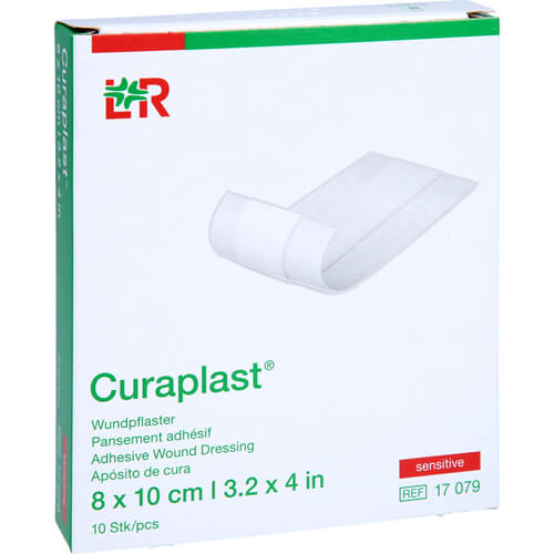 CURAPLAST Wundschnellverb.sensitiv 8x10 cm 1 m
