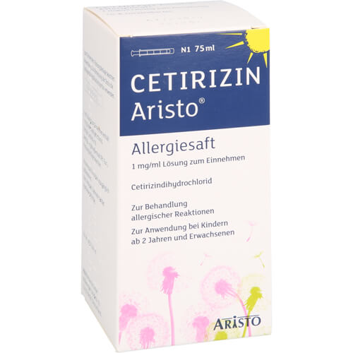 CETIRIZIN Aristo Allergiesaft 1 mg/ml Lsg.z.Einn.