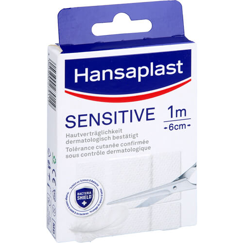 HANSAPLAST Sensitive Pflast.hypoallergen 6 cmx1 m