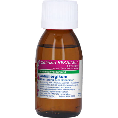 CETIRIZIN HEXAL Saft bei Allergien
