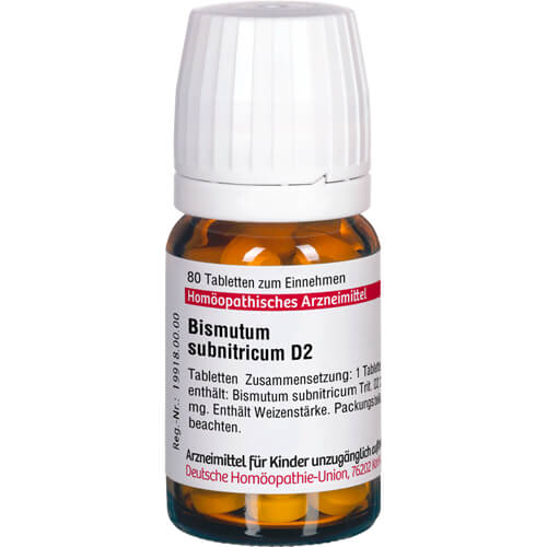 BISMUTUM SUBNITRICUM D 2 Tabletten