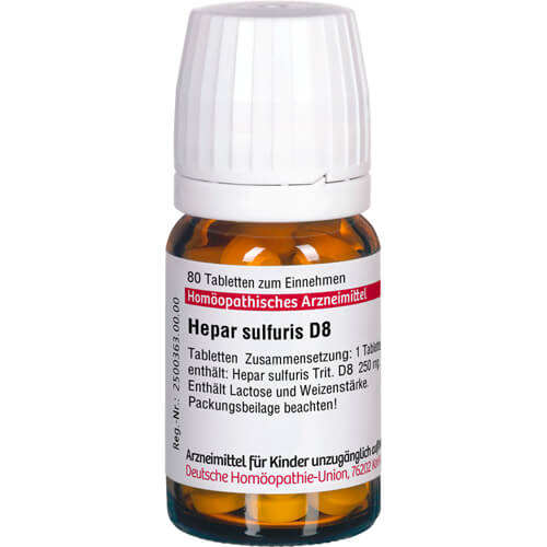 HEPAR SULFURIS D 8 Tabletten