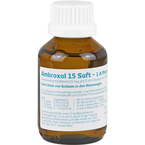 AMBROXOL 15 Saft-1A Pharma