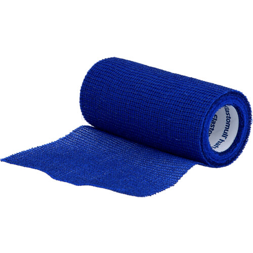 ELASTOMULL haft color 10 cmx4 m Fixierb.blau