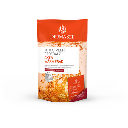 DERMASEL Totes Meer Badesalz+Aktiv Wärme SPA