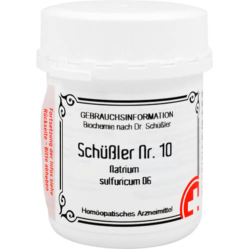 SCHÜSSLER NR.10 Natrium sulfuricum D 6 Tabletten