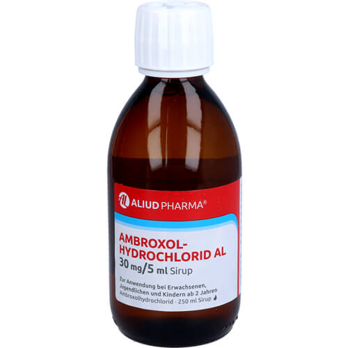 Ambroxolhydrochlorid AL 30 mg / 5 ml Sirup zur Erleichterung des Abhustens bei erkältungsbedingter Bronchitis (Schleimlöser)